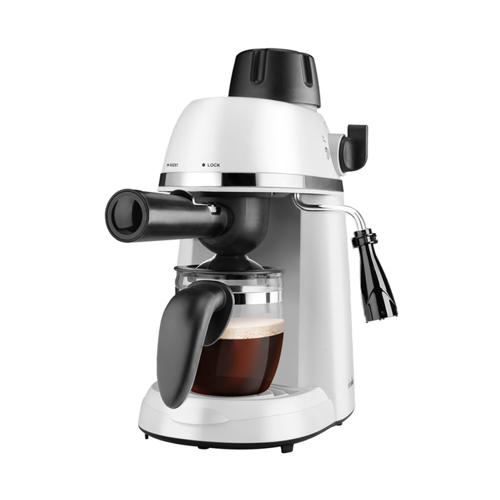 Cafetera de Expresso 4 Tazas 3.5 Bares Blanca Decakila KUCF007W