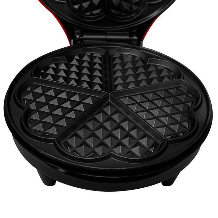 Wafflera Antiadherente 1000 W Roja Decakila KUEC016W (Paquete con 10 piezas)