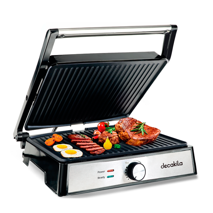 Parrilla Grill de Contacto con Temperatura Ajustable Decakila KUEC031B