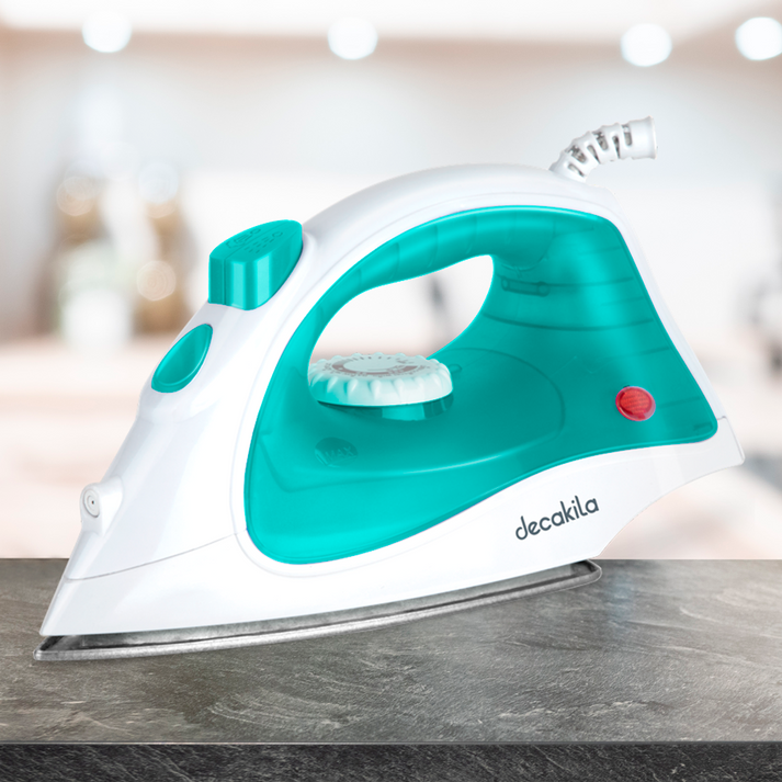 Plancha de Vapor 1100 W Verde Aqua Decakila KUEN019V