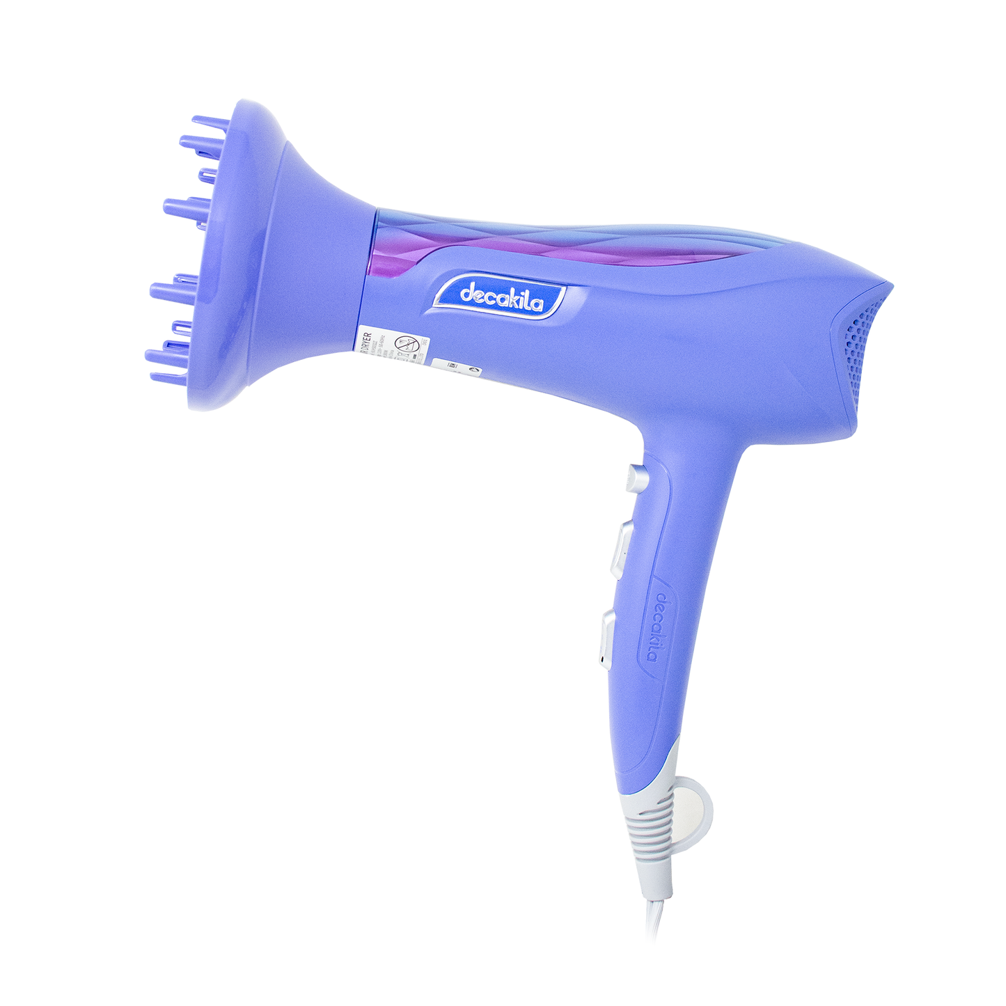 Secadora para Cabello 1800 W Morada Decakila KUHS032Z (Caja con 12 Piezas)