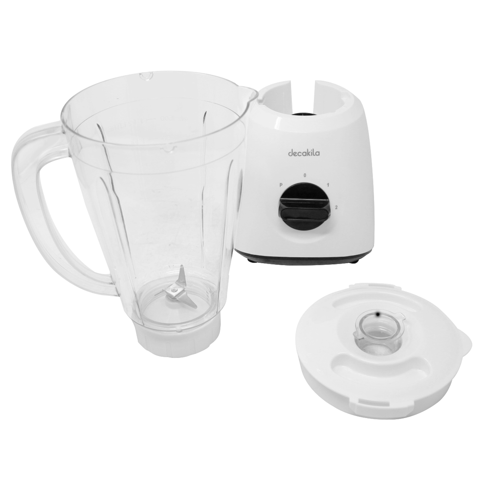 Licuadora Vaso de Plástico Blanca Decakila KUJB001W