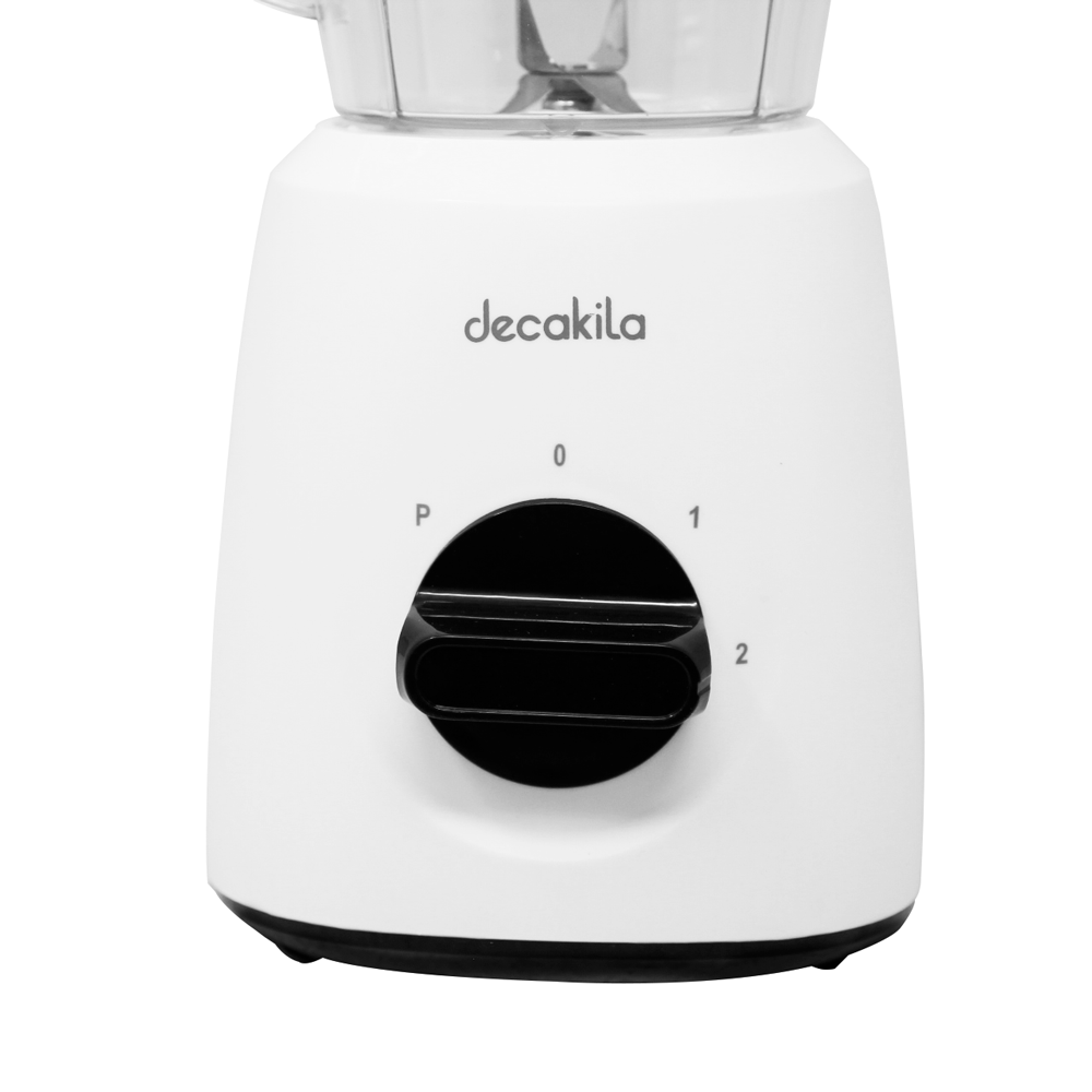 Licuadora Vaso de Plástico Blanca Decakila KUJB001W