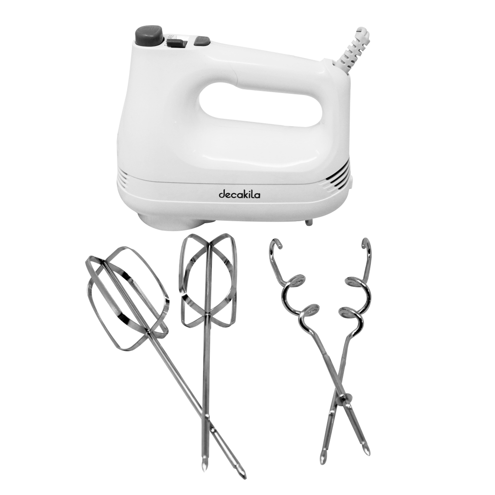 Batidora de Mano 6 Velocidades 150 W Blanca Decakila KUMX001W