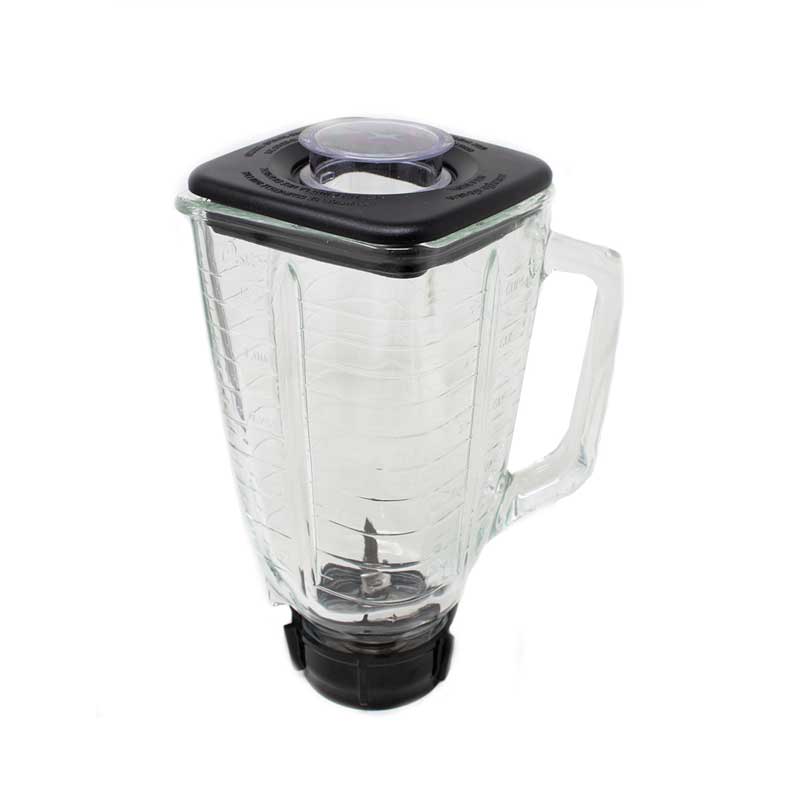 Licuadora 1 Velocidad + Pulso Vaso de Vidrio Clásica Cromo Oster BLST4127 (2114112) (Paquete de 4 Piezas)