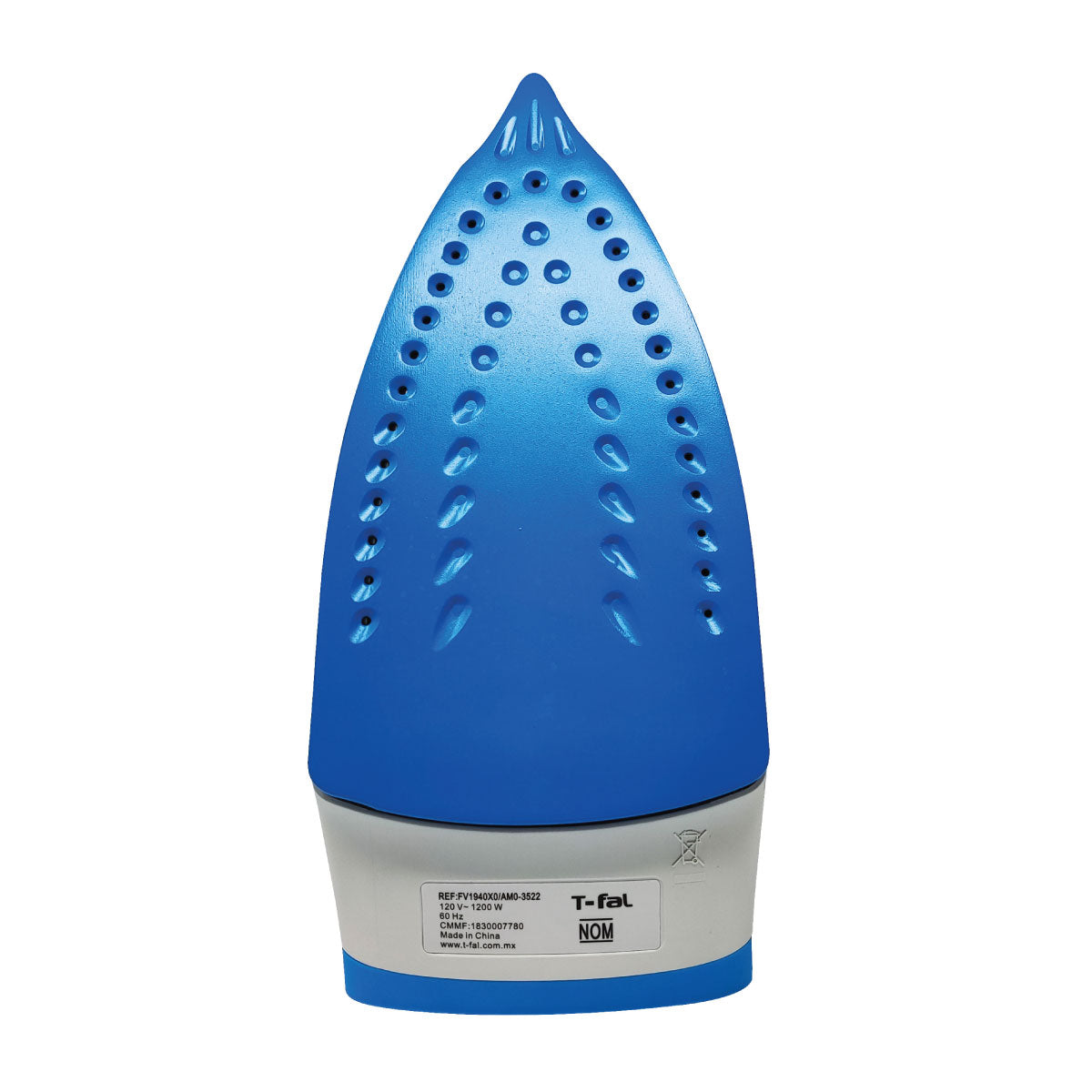 Plancha De Vapor Cerámica Easy Steam Azul T Fal Fv1940x0