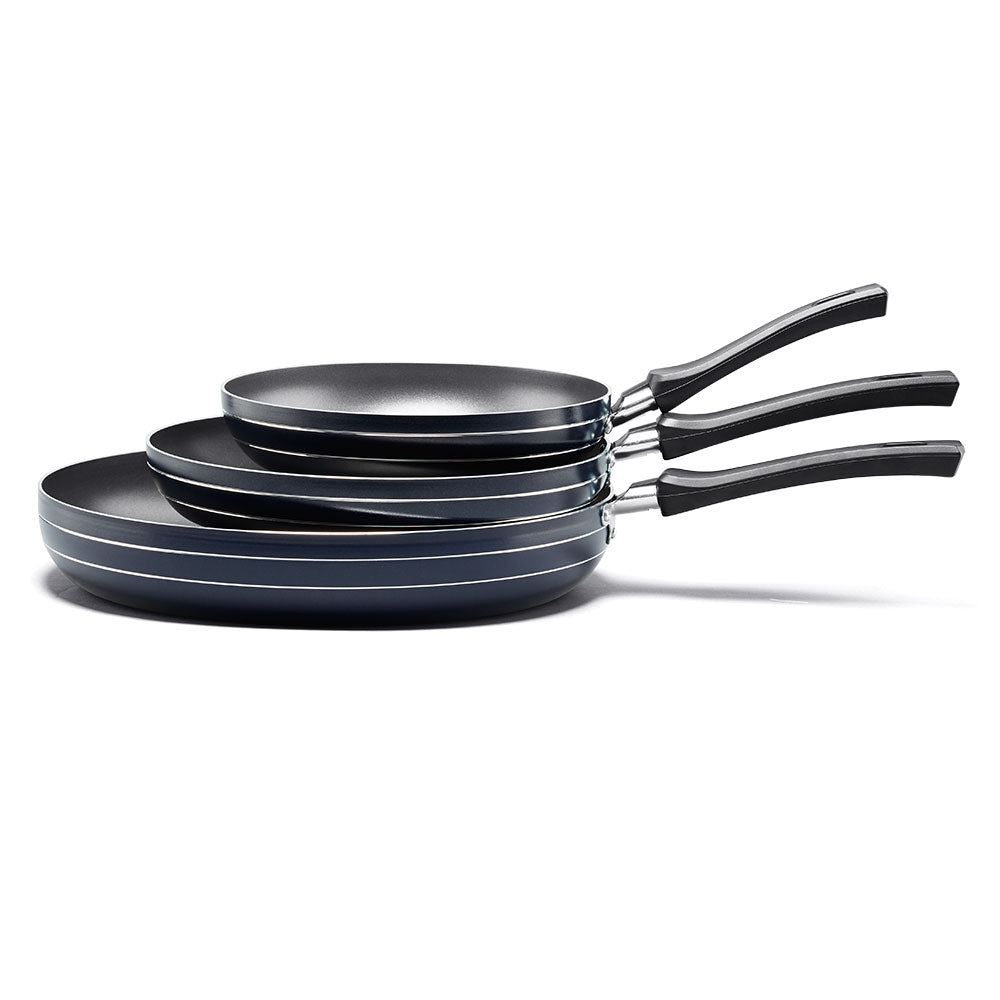 Juego de 3 Sartenes 20/24/30 cm Tradicional Azul Lamex 6511-1