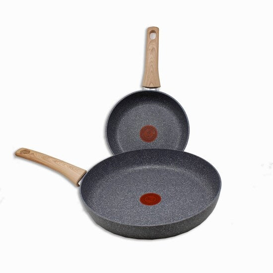 Juego de 2 Sartenes 20/28 cm Natural Force T-FAL G2669082 (Caja de 2 Piezas)