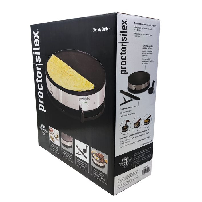 Crepera Eléctrica 13' (33 cm) con Accesorios Proctor Silex 38400