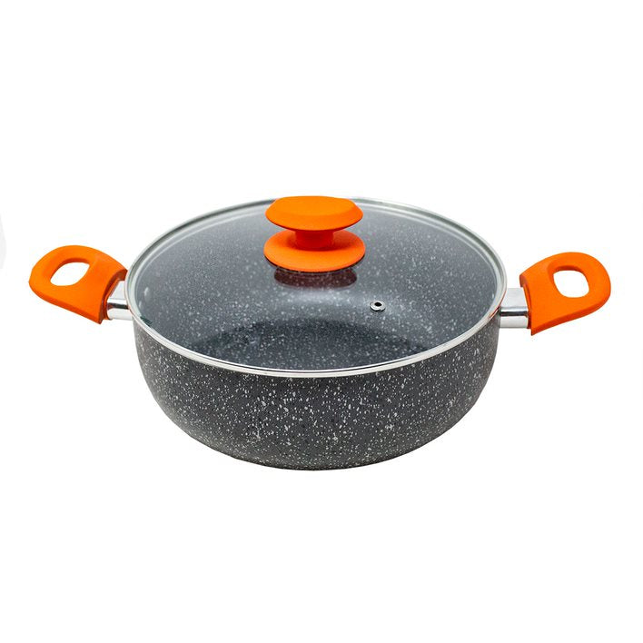 Batería de Cocina 9 Piezas Stone 360° Lamex 6536-4