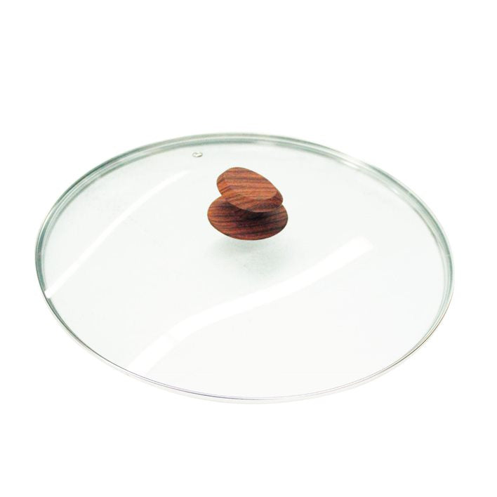 Olla 34 Cm Stone Tapa Vidrio Asas Tipo Madera Lamex 6729-0