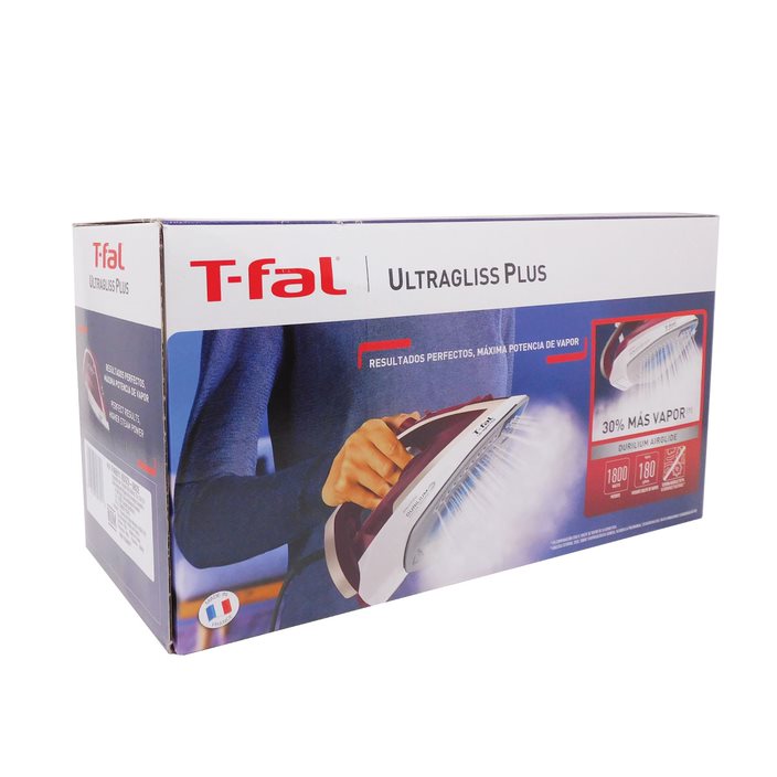 Plancha de Vapor Suela Durilium con Autoapagado Ultragliss Plus Morado T-fal FV6811X0