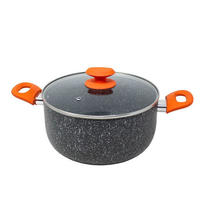 Batería de Cocina 9 Piezas Stone 360° Lamex 6536-4