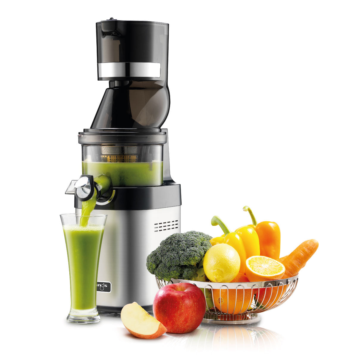 Extractor De Jugo Prensa Fría Comercial Con 2 Cabezales Kuvings CS600