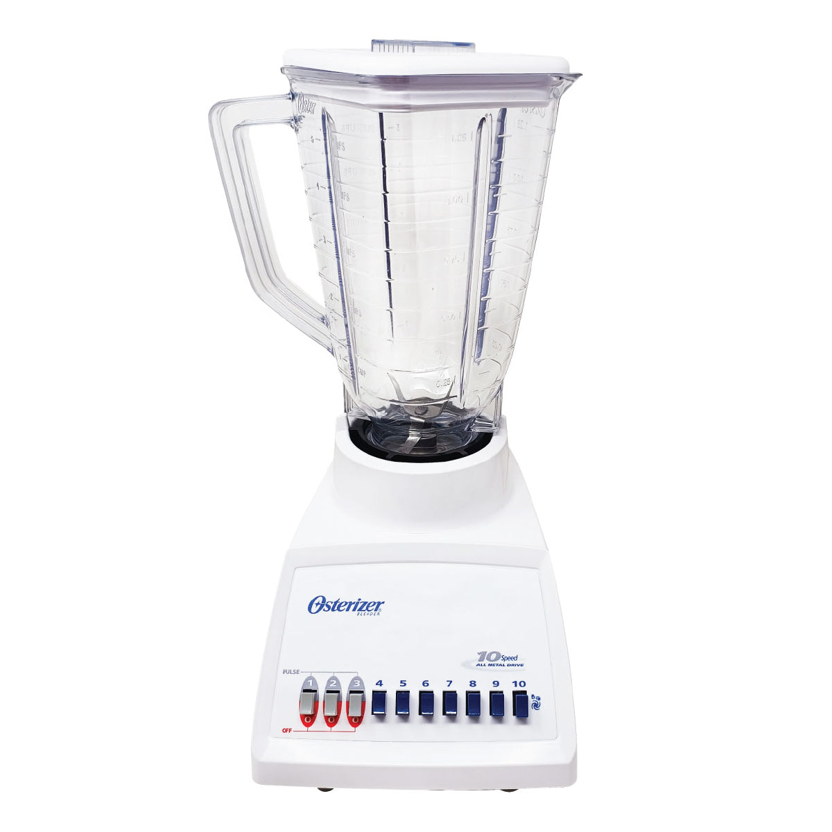 Licuadora 10 Velocidades Vaso Plastico Blanca Oster BLST4108 (2178225)