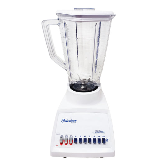 Licuadora 10 Velocidades Vaso Plastico Blanca Oster BLST4108 (2178225)
