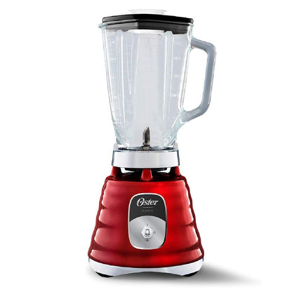 Licuadora 1 Velocidad + Pulso Vaso de Vidrio Roja Oster BLST4126-013 (2114101)