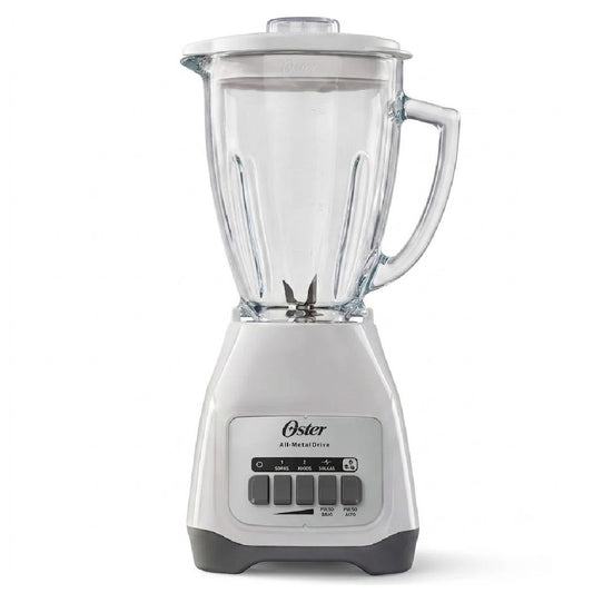 Licuadora 2 Velocidades + 2 Pulso, Vaso de Vidrio, Blanca, Oster BLSTAG-WPB-013 (2110246)