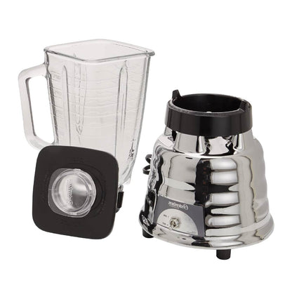 Licuadora 1 Velocidad con Vaso de Vidrio Metálica Oster 450-10