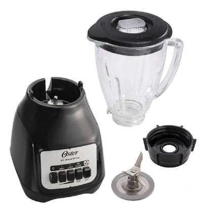 Licuadora 2 Velocidades + 2 Pulso Vaso de Vidrio Negra Oster BLSTKAG-BPB-013 (2110244)