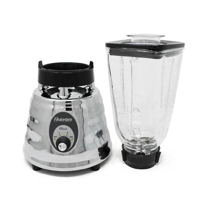 Licuadora 2 Velocidades Vaso Vidrio Clasica Cromada Oster 465-13