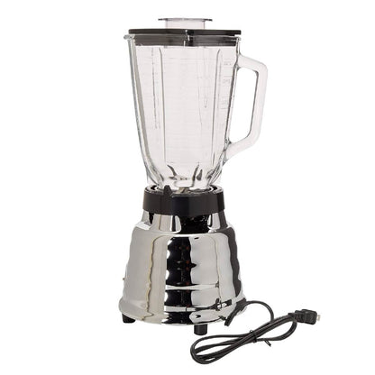 Licuadora 1 Velocidad con Vaso de Vidrio Metálica Oster 450-10
