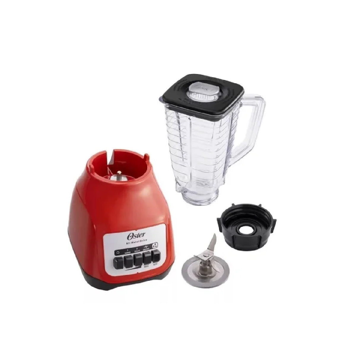 Licuadora 2 Velocidades + 2 Pulsos Vaso de Plastico Rojo Oster BLSTKAP-RPB-013 (2110248)