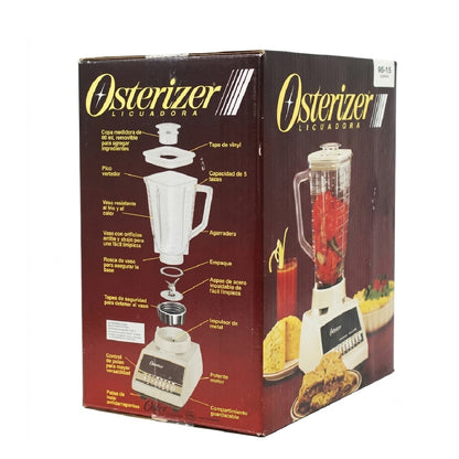 Licuadora 10 Velocidades Vaso de Plástico Galaxy Almendra Osterizer Oster 869-16G