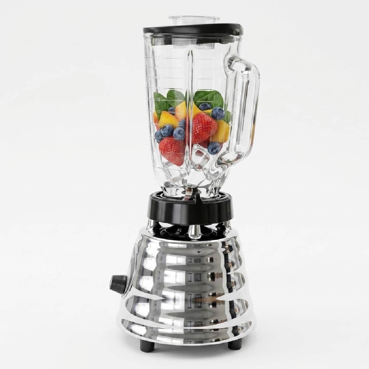 Licuadora 2 Velocidades Vaso Vidrio Clasica Cromada Oster 465-13