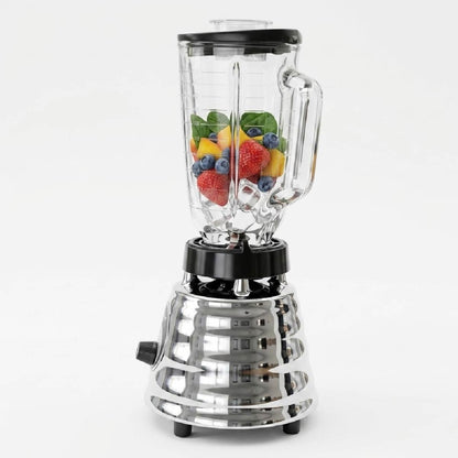 Licuadora 2 Velocidades Vaso Vidrio Clasica Cromada Oster 465-13