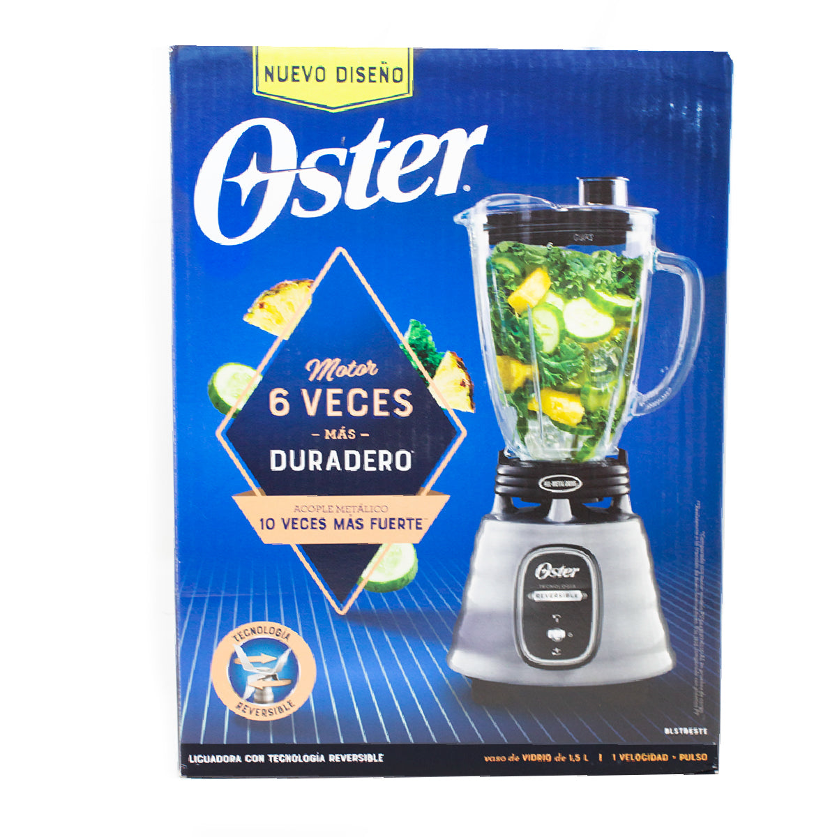 Licuadora 1 Vel+ Reversible Negra Oster BLSTBESTE (2114087).