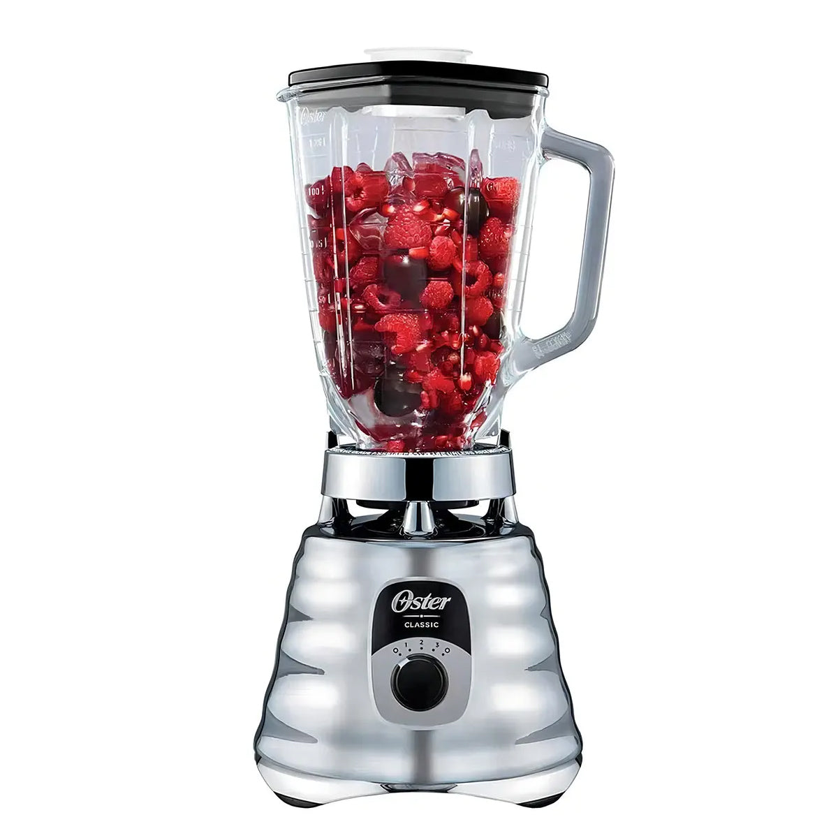 Licuadora 3 Velocidades Vaso Vidrio Clásica Cromo Oster BLST4655 (2114081)