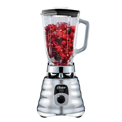 Licuadora 3 Velocidades Vaso Vidrio Clásica Cromo Oster BLST4655 (2114081)
