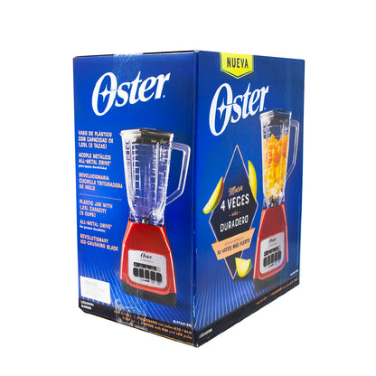 Licuadora 2 Velocidades + 2 Pulsos Vaso de Plastico Rojo Oster BLSTKAP-RPB-013 (2110248)