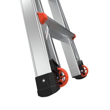 Escalera De Aluminio 17' (5.18 m) Tipo I A con Niveladores Megalite+ Little Giant 11537