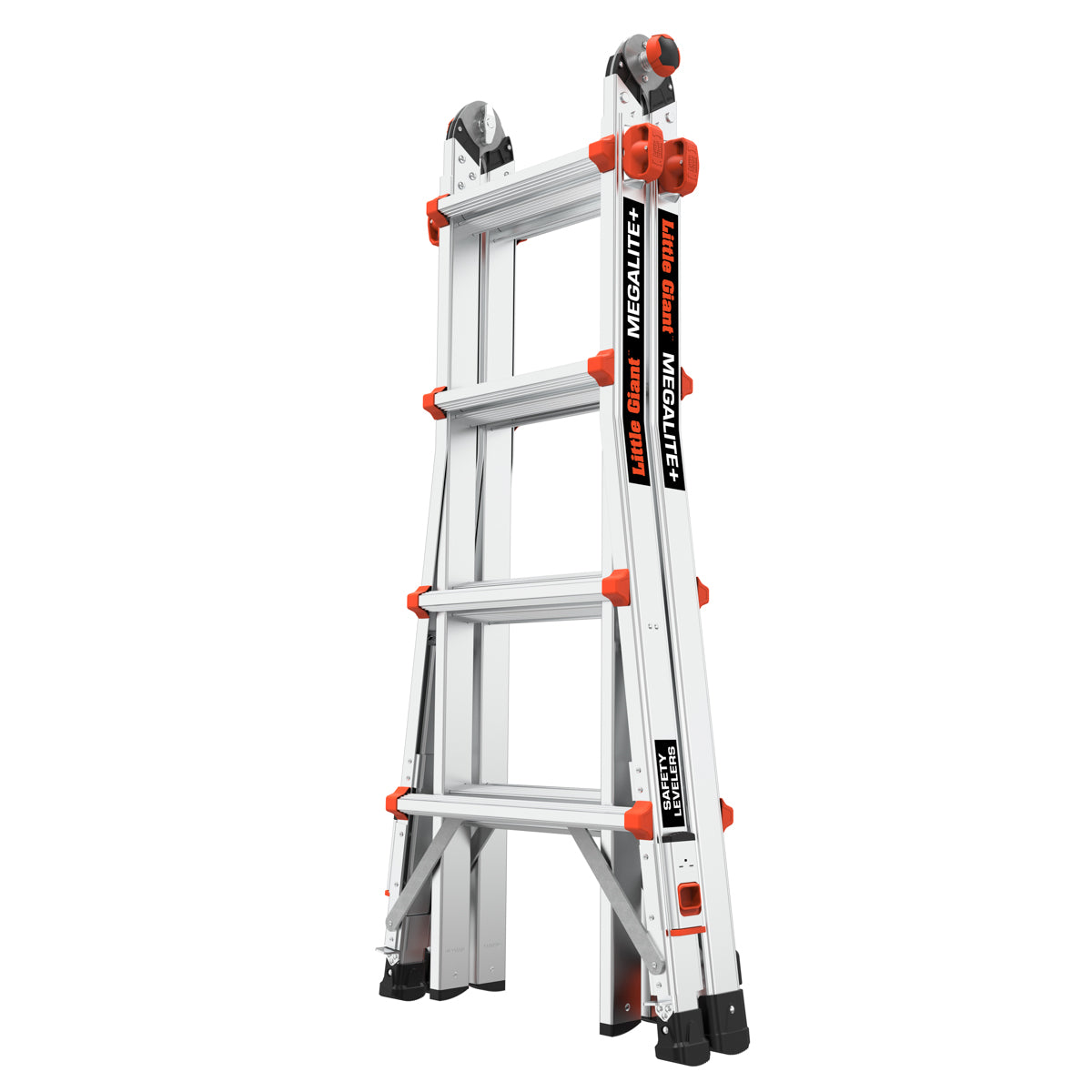 Escalera De Aluminio 17' (5.18 m) Tipo I A con Niveladores Megalite+ Little Giant 11537