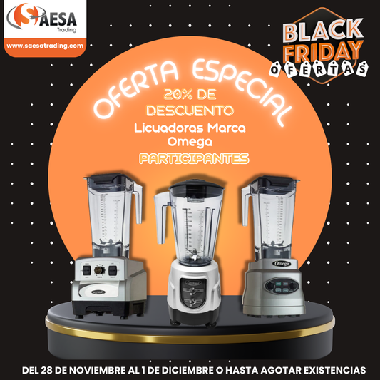 Licuadora 10 Velocidades 3 Hp con Temporizador Vaso Tritan Profesional Omega OM7560F