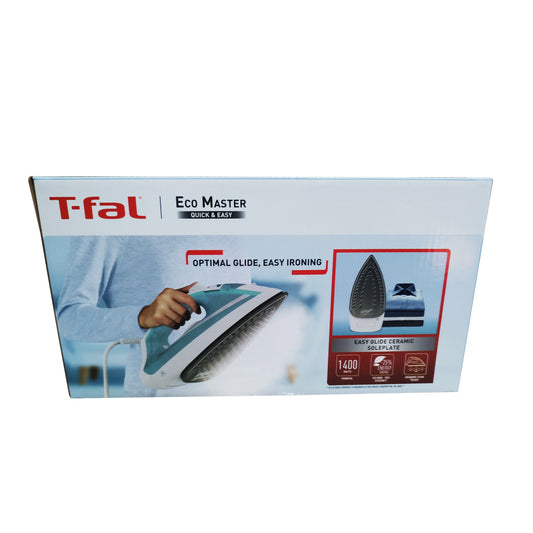 Plancha de Vapor Suela Ceramica Eco Master T-FAL FV1742U0 (Caja con 3 Piezas)