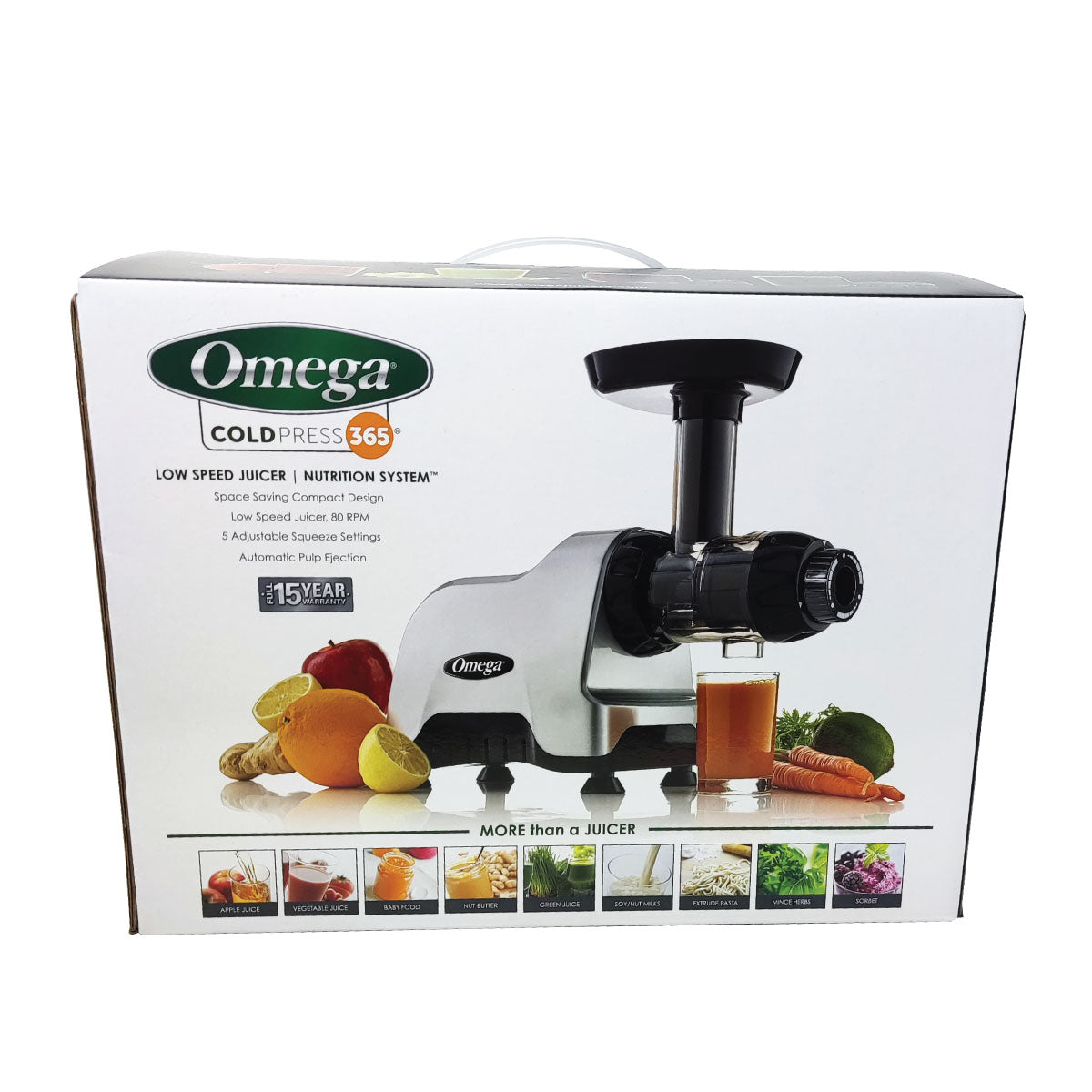 Extractor de Jugo Prensa Fría Centro de Nutrición Omega CNC80S