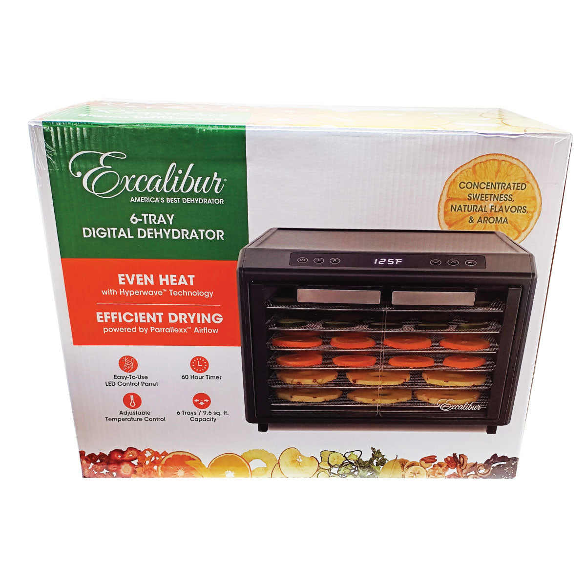 Deshidratador 6 Charolas Aceroinox Digital Excalibur