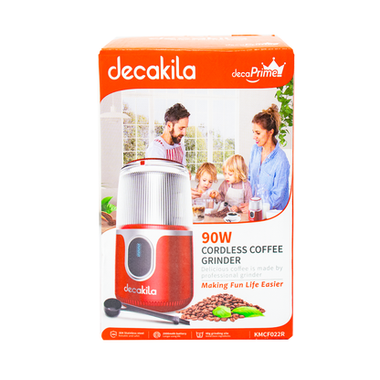 Molino de Café rojo Inalámbrico Decakila KMCF022R (Caja con 12 piezas)
