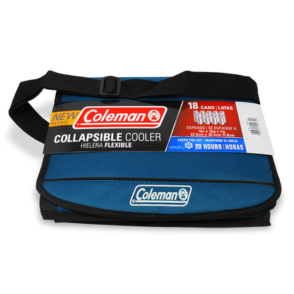 Hielera Flexible 18 Latas Azul/Negro Coleman 2000034754
