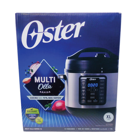 Olla Multicocción 14 Funciones 7.5 L de Capacidad Oster CKSTPCEC8801-013 (2078914) (Caja de 2 Piezas)