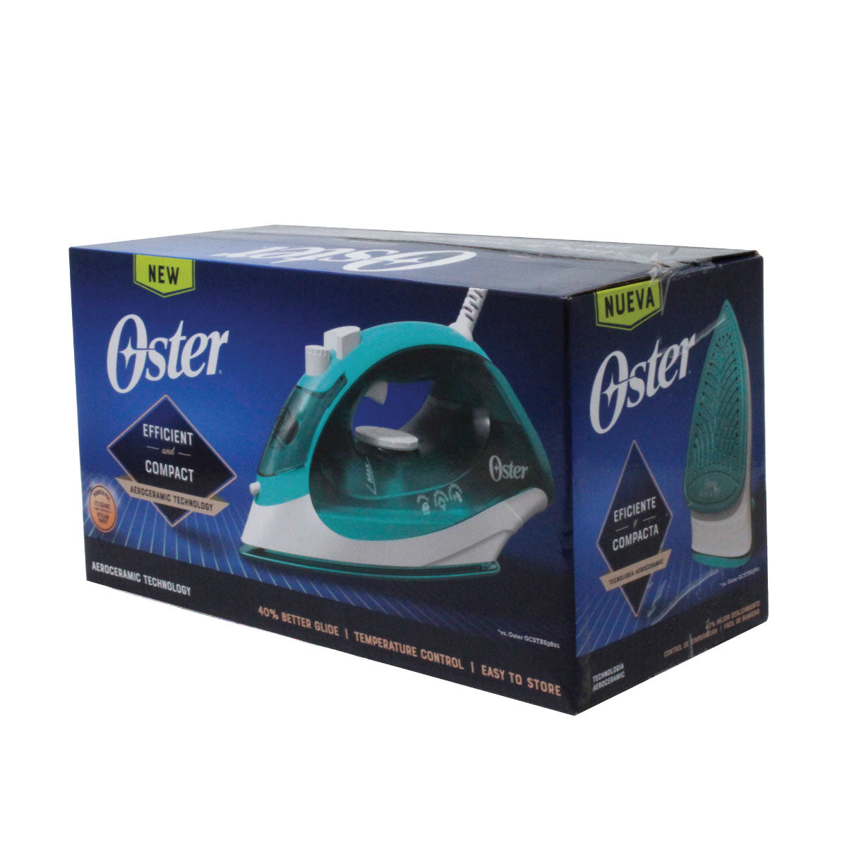 Plancha De Vapor Suela Cerámica Aqua Oster GCSTBS5052-013 (2140144) (Caja de 6 Piezas)