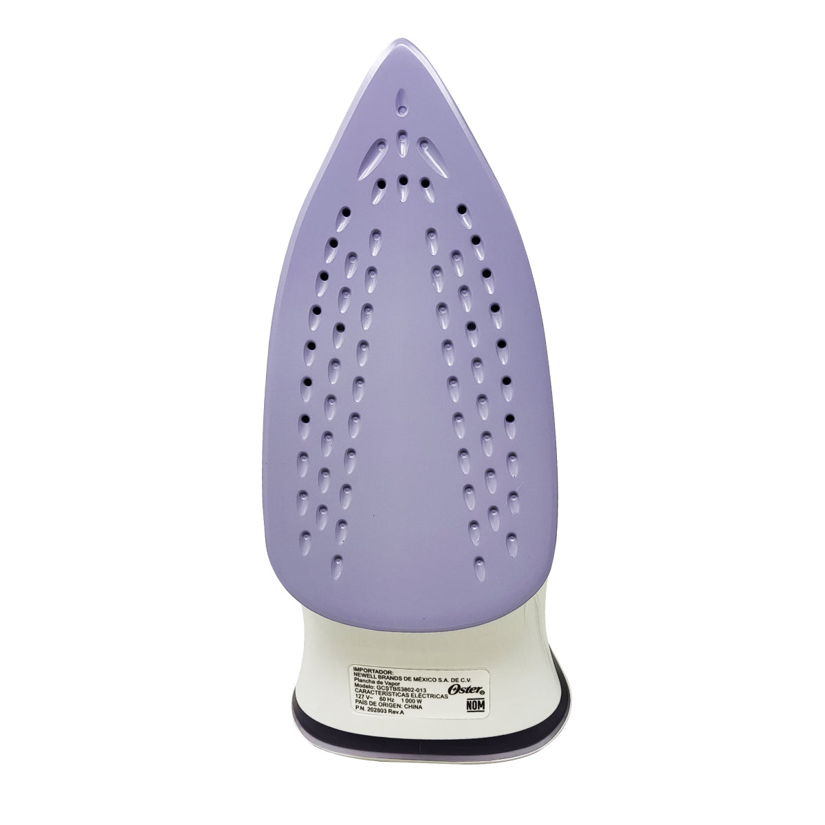 Plancha De Vapor Suela Antiadherente Lavanda Oster GCSTBS3802-013 (2122069) (Caja de 10 Piezas)