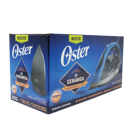 Plancha de Vapor Suela Cerámica Azul Oster GCSTBS6052-013 (2115025) (Caja de 6 Piezas)