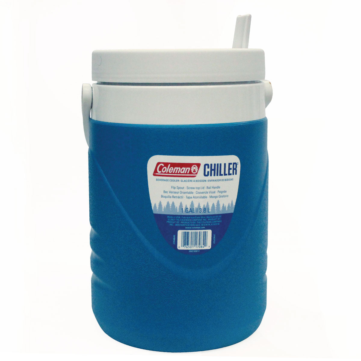 Termo De 1 Galon 3.8 L Chiller Azul Oceano Coleman 2158645