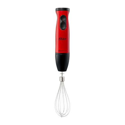 Batidora de Inmersión 1 Velocidad + Turbo con Accesorios Quad Roja Oster FPSTHB460A