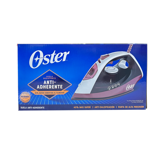 Plancha De Vapor Suela Antiadherente Rojo Oster GCSTBS6002-013 (2115015)(Caja de 6 Piezas)