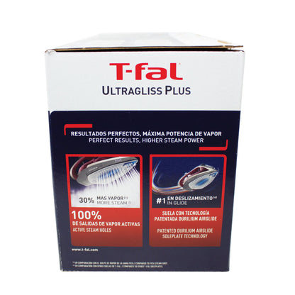 Plancha De Vapor Suela Durilium con Autoapagado Ultragliss Plus Morado T-fal FV6822X0